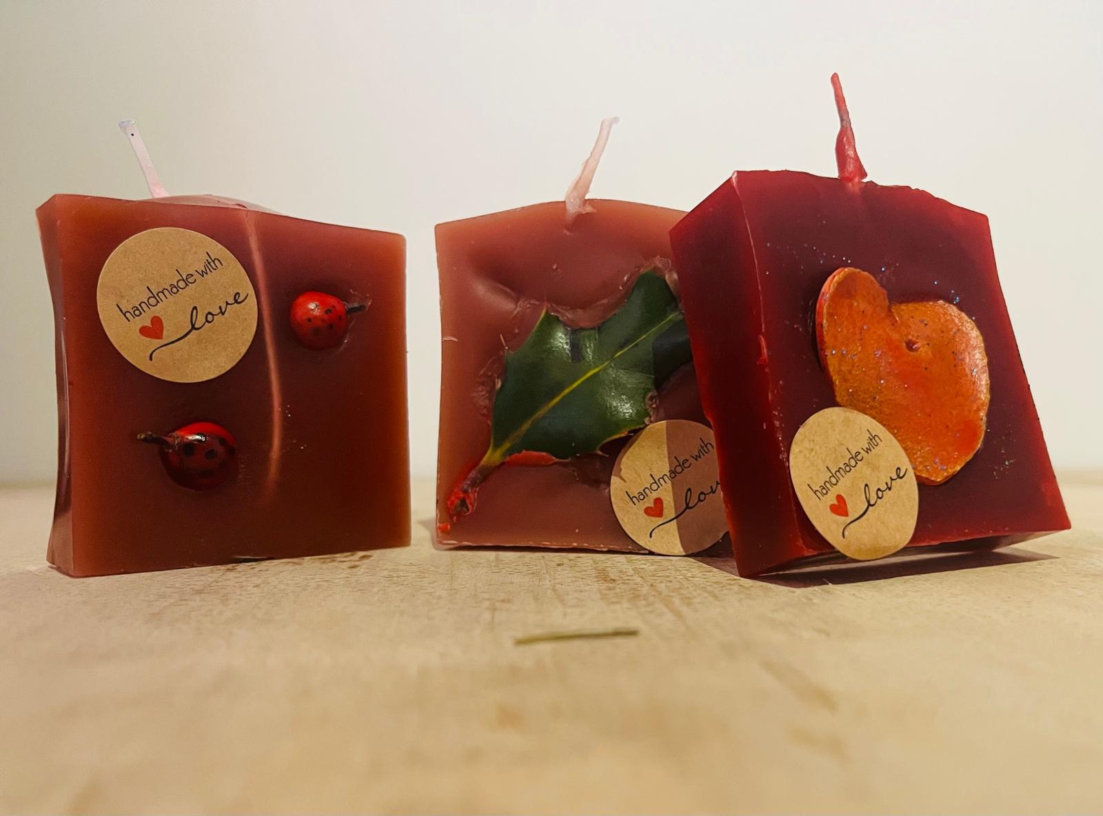 Candele fatte a mano